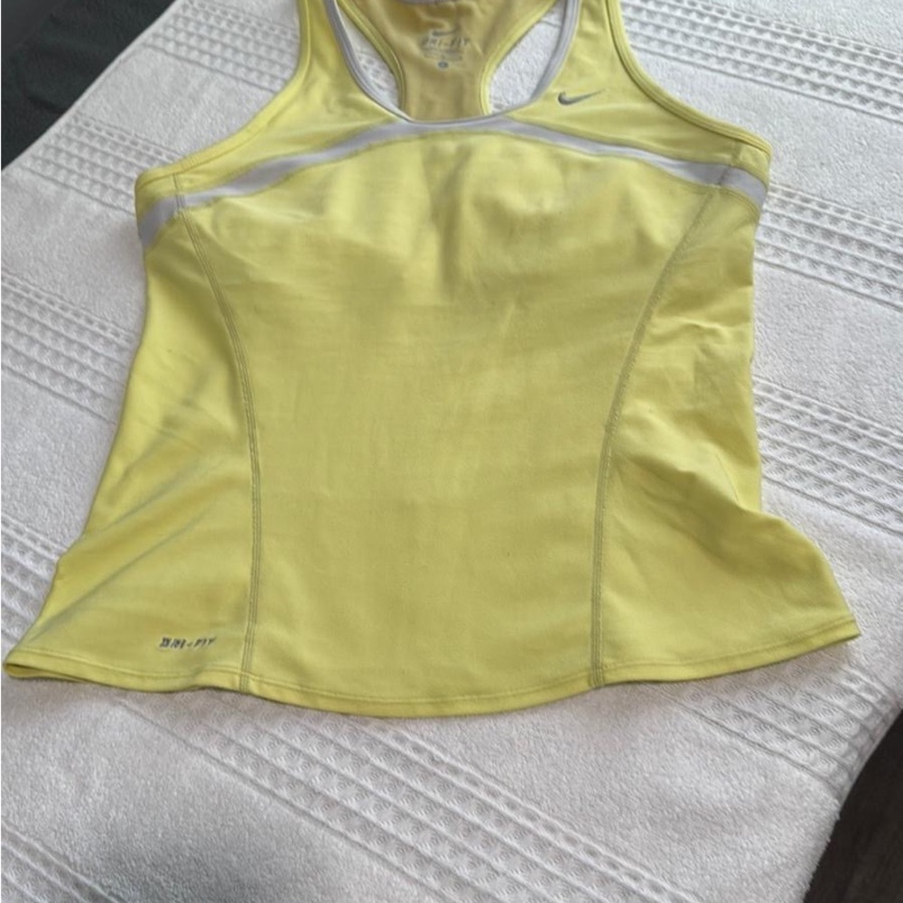 Nike Bright Yellow Athletic Tank